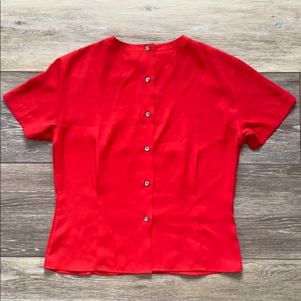 Button back shirt